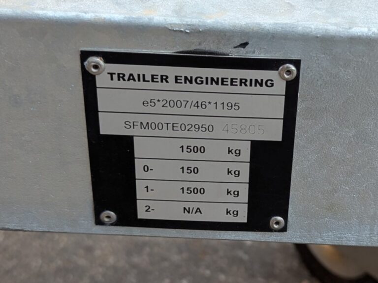 TRAILER ENGINEERING 950 LITRE BUNDED BOWSER - Image 4